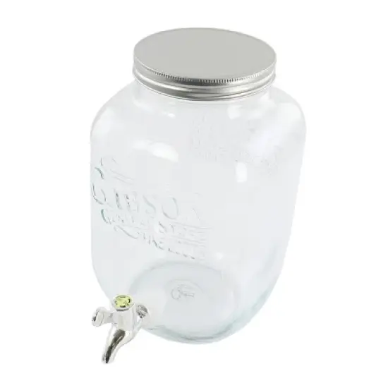 Gibson Home General Store 1.1 Gallon Glass Jar Beverage Dispenser image {3}