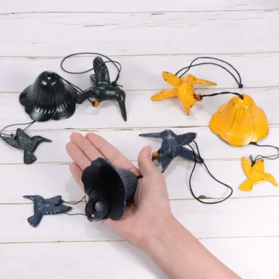 Unique Bargains Cast Iron Traditional Outdoor Decor Wind Chime 1 Pcs image {4}