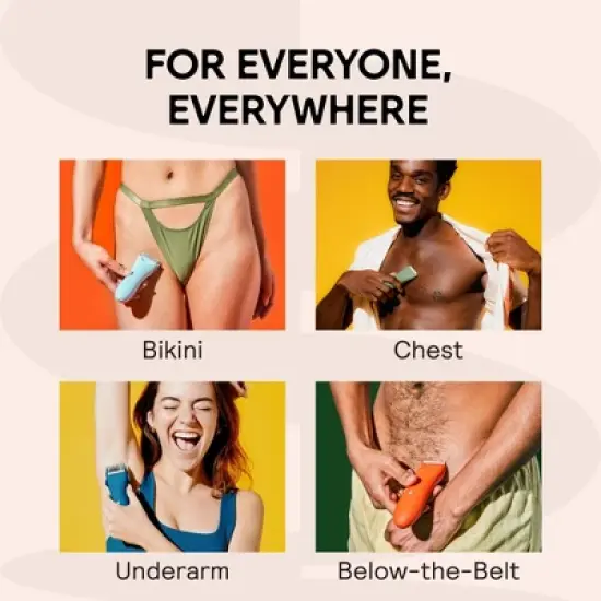 Meridian Trimmer Original Pubic & Body Hair Trimmer for Men & Women Below-the-Belt Groomer, Ball Trimmer, Bikini Trimmer - Ocean image {5}