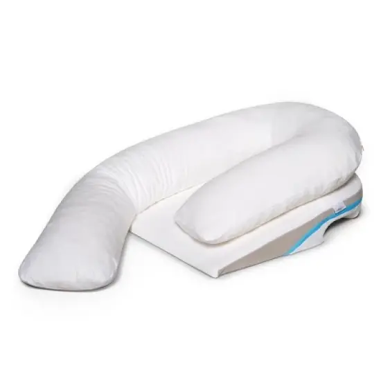 MedCline Shoulder Relief System - Bed Wedge & Full Body Shoulder Pillow for Side Sleepers - with Arm Hole image {9}