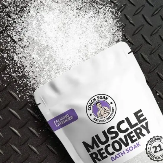 Coach Soak Muscle Recovery Lavender Bath Soak - 3lb image {2}