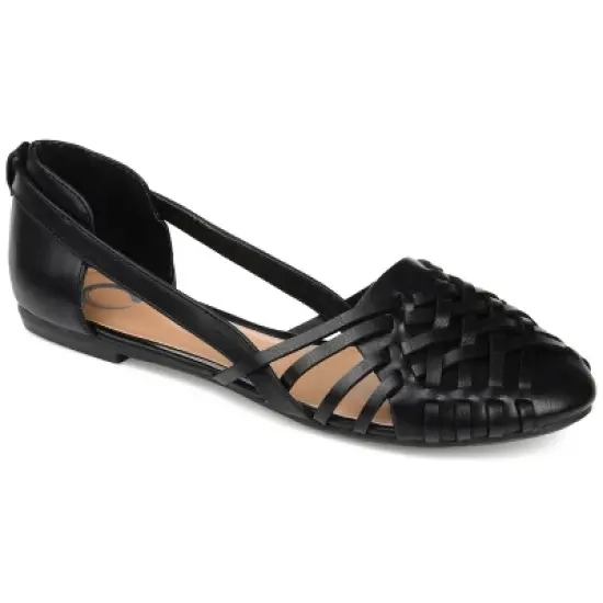 Journee Collection Womens Ekko Slip On Round Toe Ballet Flats image {9}