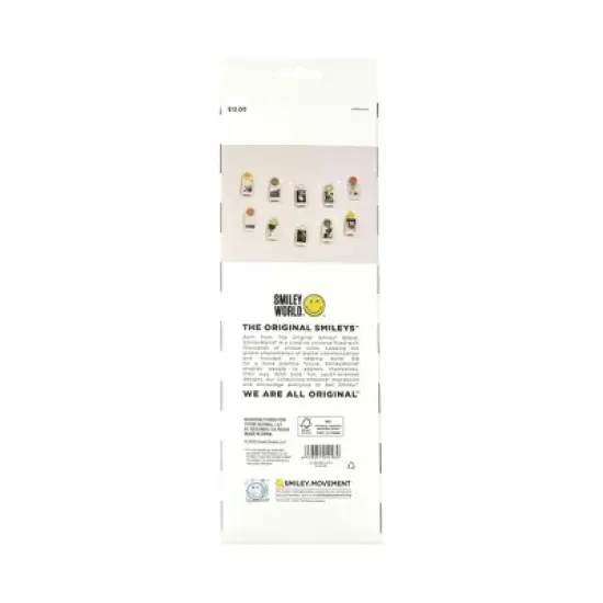 Yoobi SmileyWorld String Lights with Clips Colorful Smiley image {5}