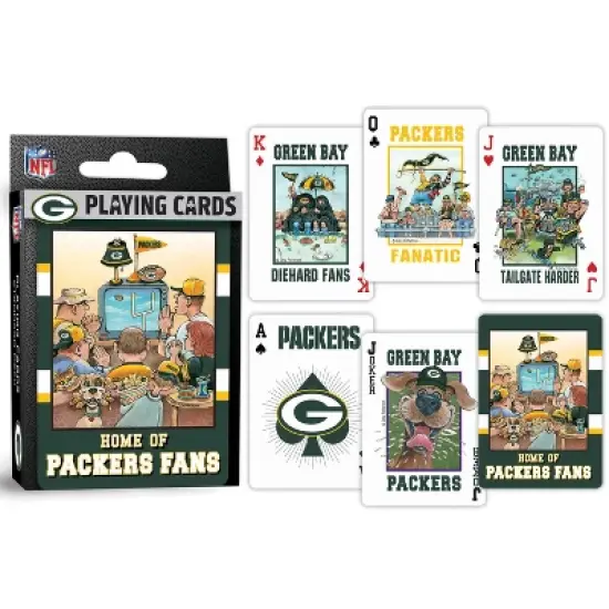 MasterPieces Officially Licensed NFL Green Bay Packers Fan Deck Playing Cards - 54 Card Deck image {3}