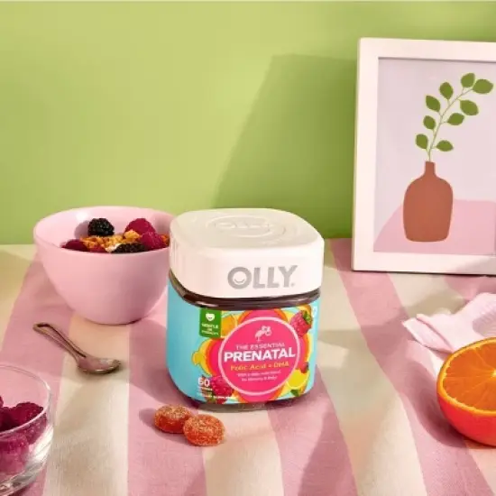  OLLY Essential Prenatal Multivitamin Gummies - Sweet Citrus image {1}