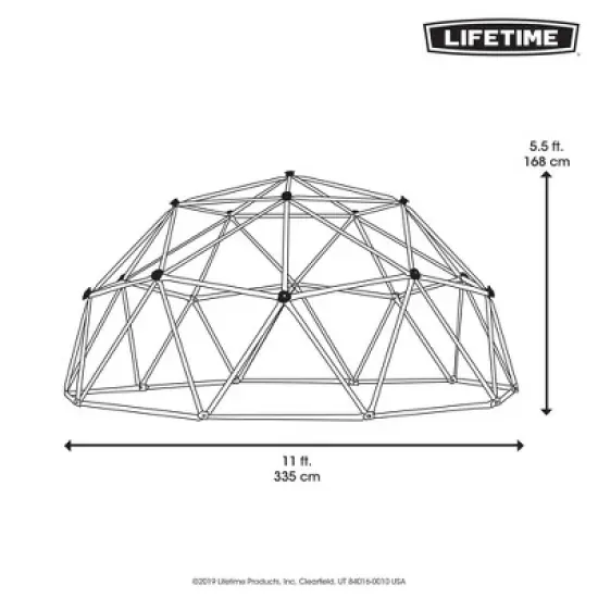 Lifetime 66-Inch Climbing Dome image {6}