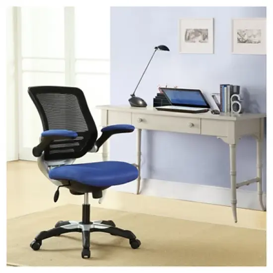 Edge Mesh Back with Leatherette Seat Office Chair - Modway image {4}