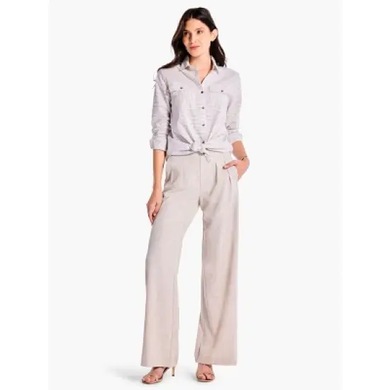 NIC + ZOE Sleek Striped Shirt image {8}