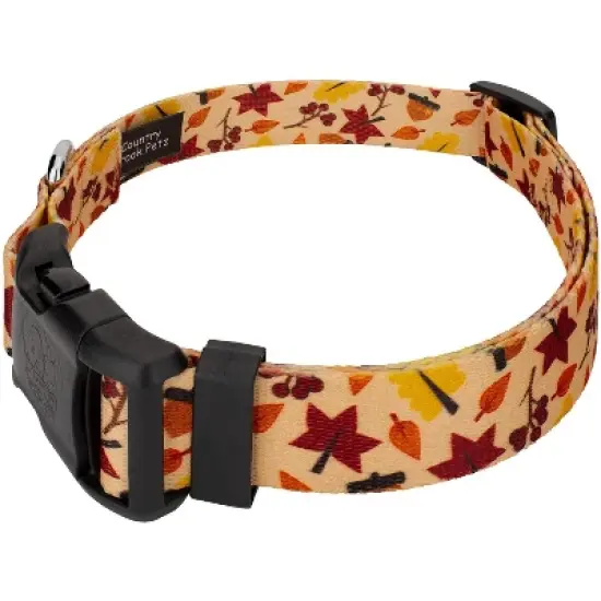 Country Brook Petz Deluxe Fall Foliage Dog Collar and Leash image {1}