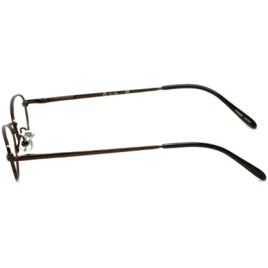 Flex Collection by Vivid FL-76 Designer Blue Light FIlter Reading Glasses in Brown 46mm +2.50 | Ladies | Oval Shape | Small Fit image {2}