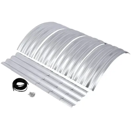 7x3x1 FT Galvanized Raised Garden Bed,Outdoor Oval Metal Planter Box,Large Raised Garden Bed,Oval Large Metal Raised Garden Beds for Vegetables image {6}