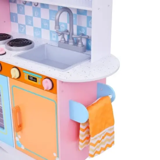 Lil Jumbl Play Kitchen Set for Kids, Toddler Kitchen Playset, Colorful image {4}