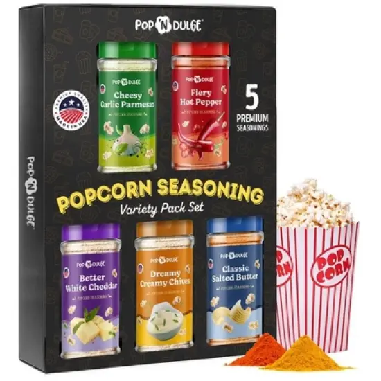 Popcorn Seasonings Variety Pack Gift Set image {8}