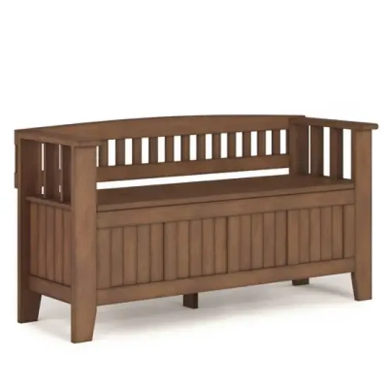 Normandy Solid Wood Entryway Storage Bench - Wyndenhall image {12}