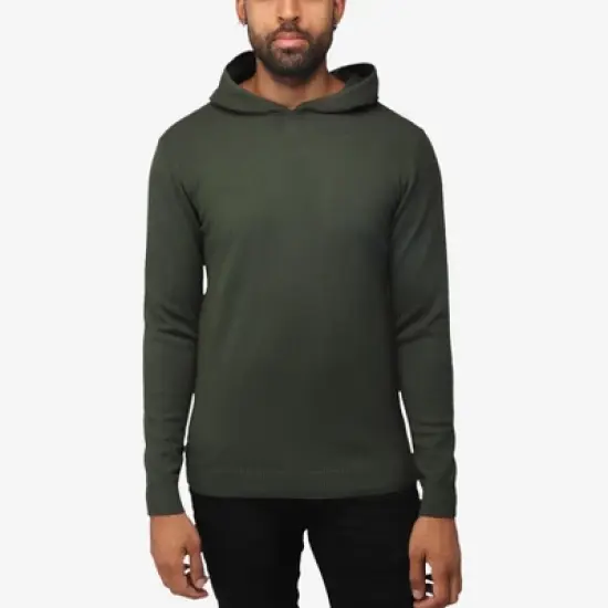 X RAY Men's Hooded Long Sleeve Sweatshirt Solid Casual Pullover Hoodie Sweater image {19}