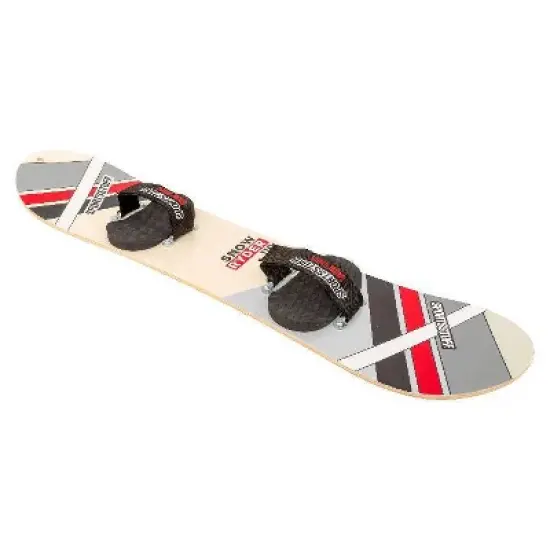 Sportsstuff Kids' Snow Ryder 110cm Snowboard 42'' - Black/Red image {10}
