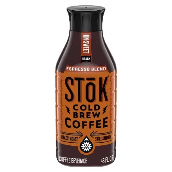 SToK Espresso Blend Un-sweet Black Cold Brew Coffee - 48 fl oz image {13}