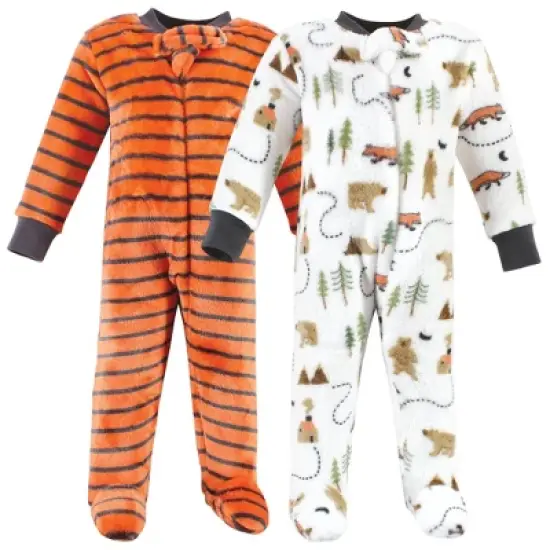 Hudson Baby Infant Boy Plush Sleep and Play, Camping image {4}