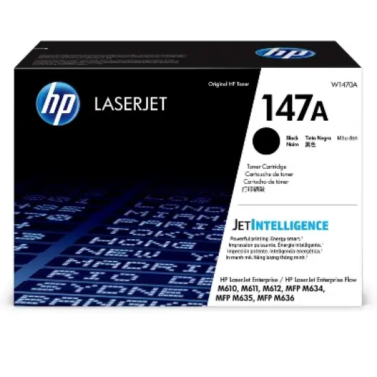 HP 147A Black Original LaserJet Toner Cartridge, ~10,500 pages, W1470A image {6}