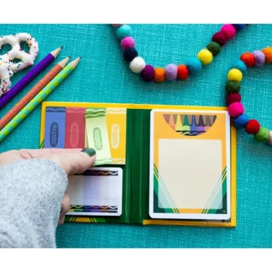 Silver Buffalo Crayola Crayons Sticky Note and Tab Box Set image {4}