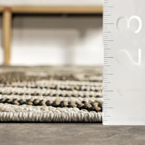 nuLOOM Mandie Modern Zebra Indoor/Outdoor Patio Area Rug image {2}