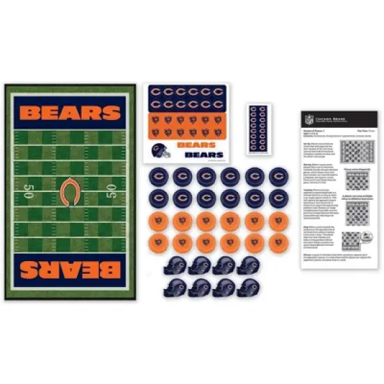 MasterPieces Officially licensed NFL Chicago Bears Checkers Board Game for Families and Kids ages 6 and Up image {2}