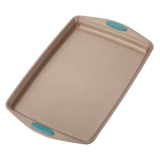 Rachael Ray Cucina Nonstick 11"x17" Cookie Pan Agave Blue: Steel Baking Sheet, Oven-Safe, Dishwasher-Safe image {5}