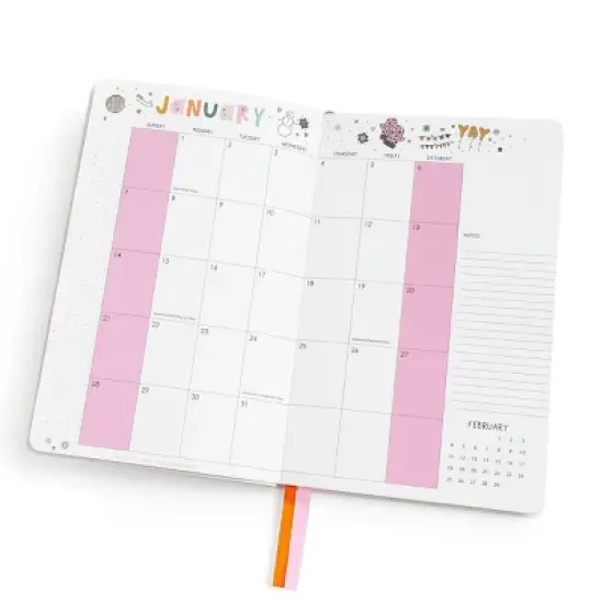 Callie Danielle 2024 Planner Weekly/Monthly Petite Checker/Lightning Bolt image {4}