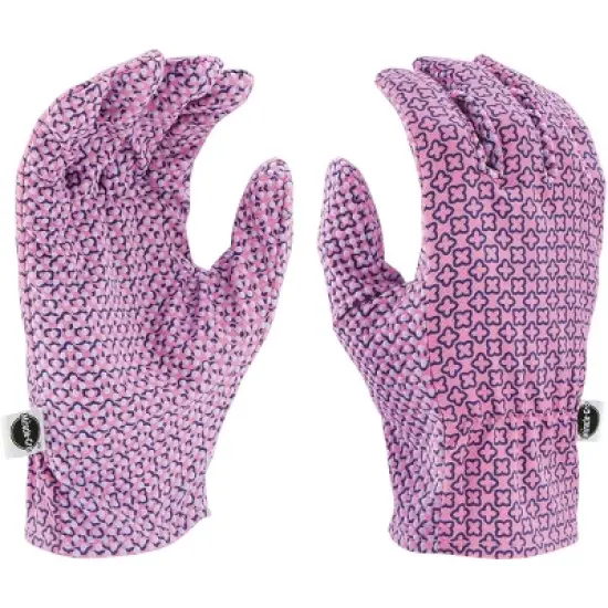 Miracle-Gro  Women's Polyester & Cotton Dotted Grip Planting Gloves, Medium/Large image {2}
