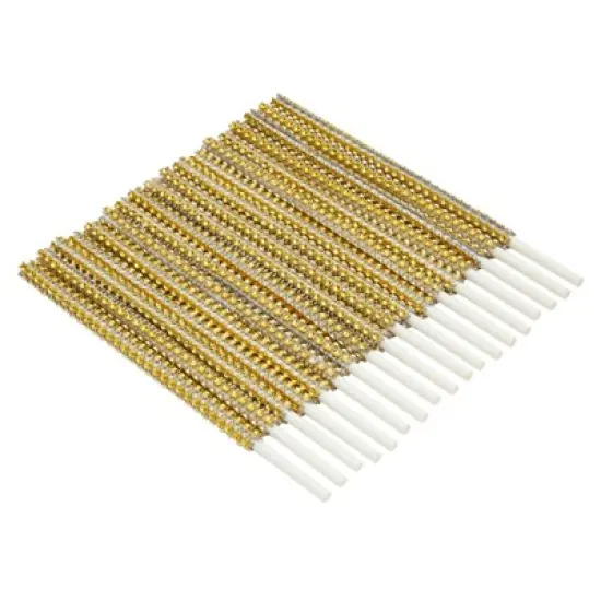 Sparkle and Bash 36 Pack Gold Rhinestone 6 Inch Cake Pop Sticks for Candy Apple, Lollipops, Treats, Dessert Bar, 6 in image {5}