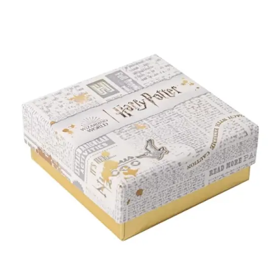 Harry Potter Dobby House Elf and Sock Silver Plated Necklace, 18" image {2}