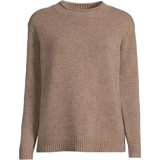 Lands' End Women's Cashmere Easy Fit Crew Neck Sweater image {3}
