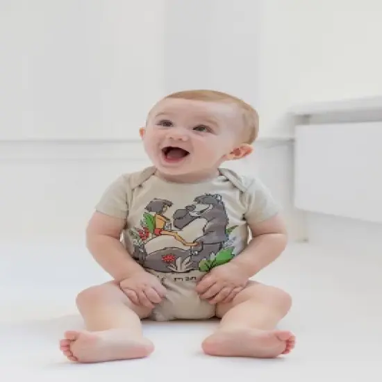 Disney Disney Classics Baloo Peter Pan Pinocchio Baby 5 Pack Bodysuits Newborn to Infant  image {1}