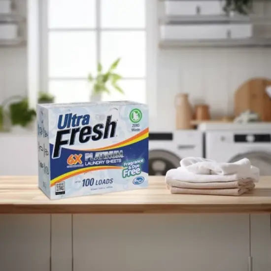 Ultra Fresh Platinum 6X Laundry Detergent Sheets image {4}