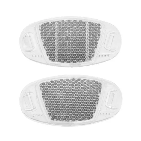 Unique Bargains Bicycle Warning Reflector for Bike Bicycle ABS 2pcs image {5}