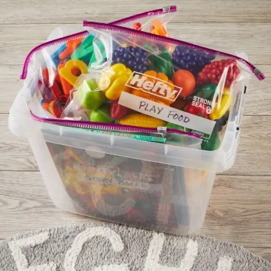 Hefty Jumbo Slider Storage Slider Bag - 12ct image {5}