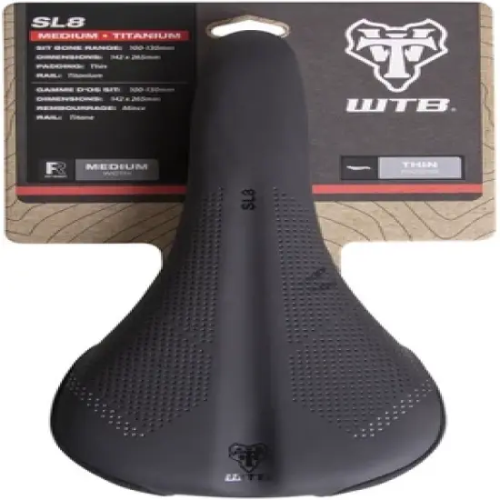 WTB SL8 Saddle - Rail Material: Titanium Width: 127 image {5}
