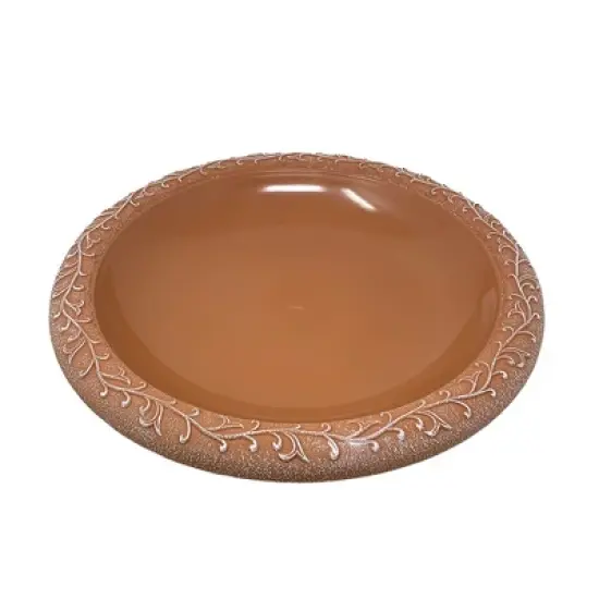 Tierra Garden 19" Dia Fiber Clay Birdbath Top, 5lbs. image {16}