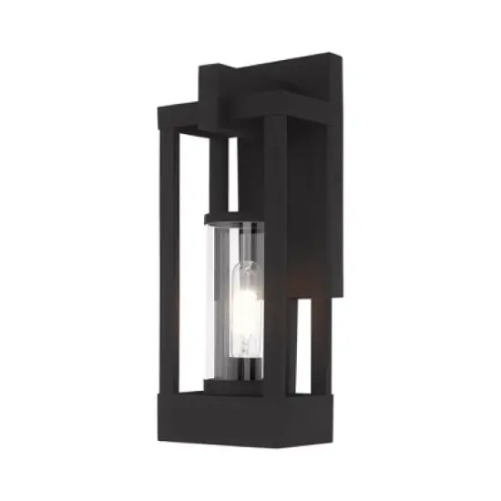 Livex Lighting Delancey 1 - Light Wall Light in  Black image {7}