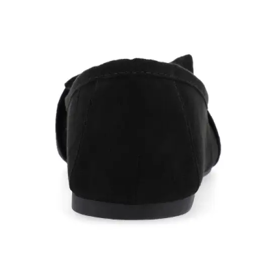 Journee Collection Womens Marci Slip On Round Toe Loafer Flats image {2}