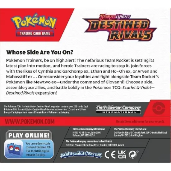 Pokemon SV10 Destined Rivals Booster Display (2-Pack) image {9}