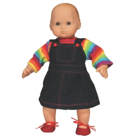 The Queen's Treasures 15 Inch Doll Clothes Rainbow Tee Shirt and Skirt image {3}