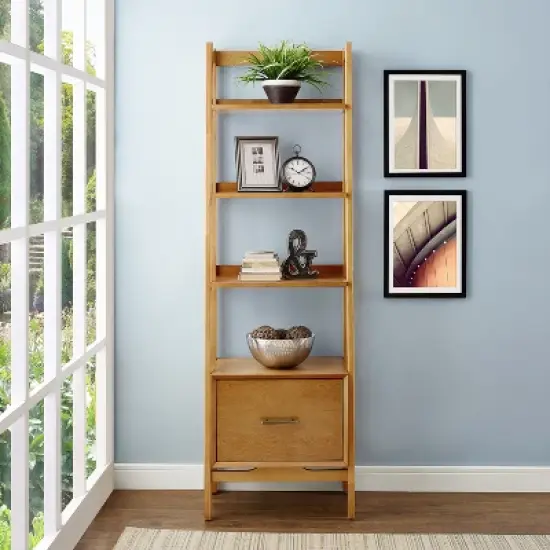 70" Landon Small Bookcase - Crosley image {1}