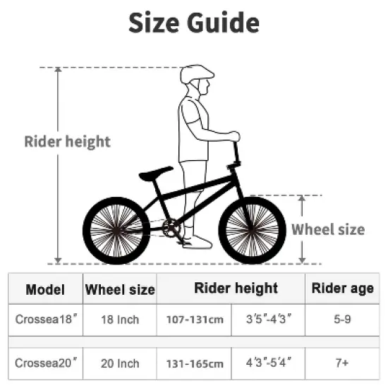 Itopfox Freestyle BMX Bike for Kids Ages 5-13, Beginner Level Rider with Durable Hi-Ten Steel Frame, Easy to Ride & Assemble, Multiple Colors image {3}