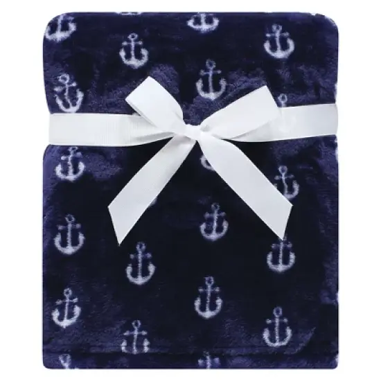 Hudson Baby Infant Boy Plush Blanket with Security Blanket, Clownfish, One Size image {3}