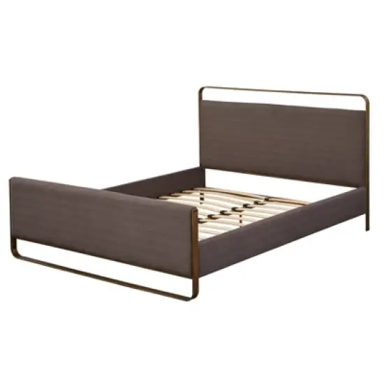 Queen Doreen Upholstered Bed - Angelo:HOME image {8}