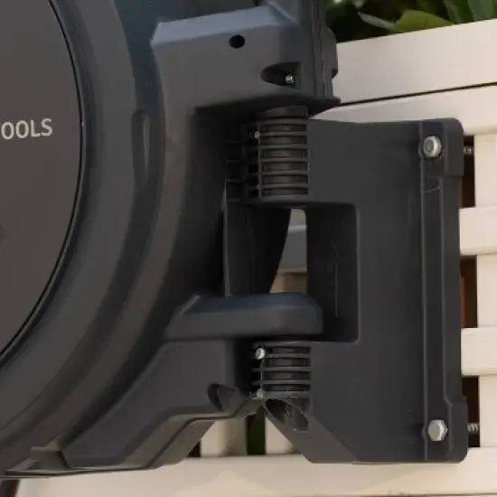 Giraffe Tools Garden Retractable Mounted Hose Hangers Dark Gray image {8}