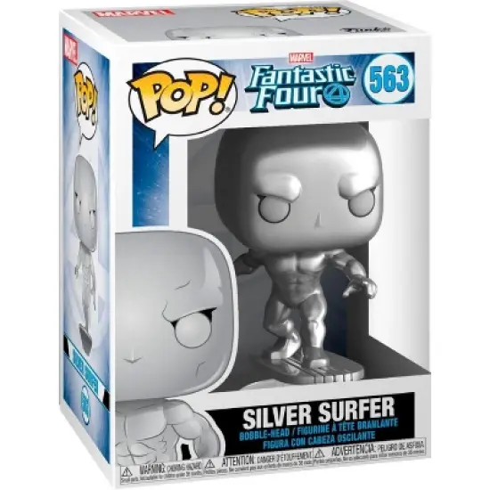 Funko Marvel Fantastic Four Funko POP Vinyl Figure | Silver Surfer image {1}