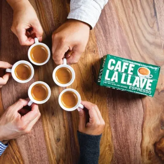 Cafe La Llave Espresso 100% Pure Dark Roast Ground Coffee - 10oz image {3}