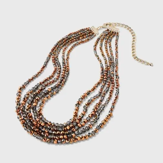 Beaded Multi-Strand Necklace Set 5pc - A New Day&trade; image {2}